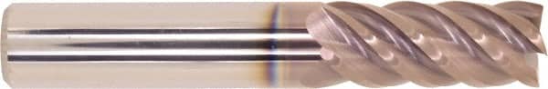 Millstar - 16mm, 5 Flute, Single End, Solid Carbide, 0.5mm Corner Radius End Mill - 100mm OAL, Right Hand Flute, 40mm LOC, Right Hand Cut - Americas Industrial Supply