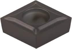 Kennametal - CCGT21.50.5 LF Grade KCU10 Carbide Turning Insert - AlTiN Finish, 80° Diamond, 1/4" Inscr Circle, 3/32" Thick, 0.008" Corner Radius - Americas Industrial Supply