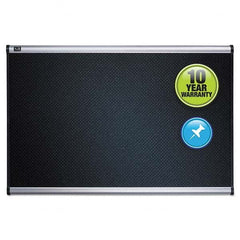 Quartet - Cork Bulletin Boards Style: Embossed Foam Bulletin Color: Black - Americas Industrial Supply
