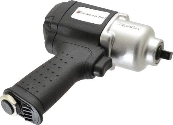 Universal Tool - 3/8" Drive, 12,000 RPM, 320 Ft/Lb Torque Impact Wrench/Ratchet - Pistol Grip Handle, 1,800 IPM, 9.4 CFM, 90 psi, 1/4" NPT Inlet - Americas Industrial Supply