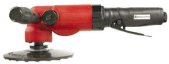 Universal Tool - 7" Wheel Diam, 7,500 RPM, Pneumatic Angle & Disc Grinder - 5/8-11 Spindle, 28 CFM, Side Exhaust - Americas Industrial Supply