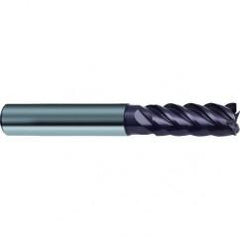 5mm Dia. - 57mm OAL - 5 FL Variable Helix Firex Carbide End Mill - Americas Industrial Supply