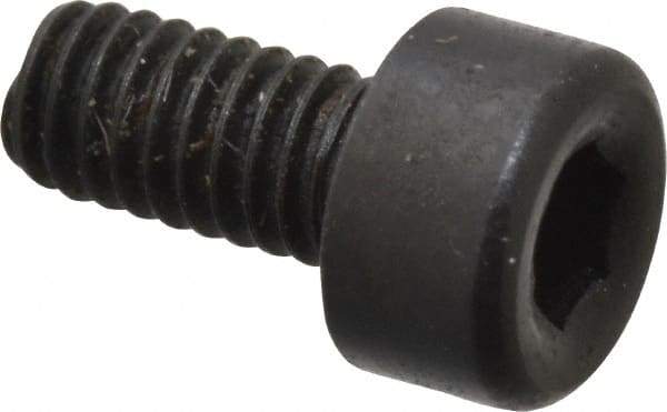 Holo-Krome - M2.5x0.45 Metric Coarse Hex Socket Drive, Socket Cap Screw - Grade 12.9 Alloy Steel, Black Oxide Finish, Fully Threaded, 5mm Length Under Head - Americas Industrial Supply