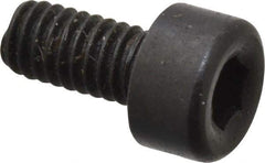 Holo-Krome - M2.5x0.45 Metric Coarse Hex Socket Drive, Socket Cap Screw - Grade 12.9 Alloy Steel, Black Oxide Finish, Fully Threaded, 5mm Length Under Head - Americas Industrial Supply