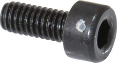 Holo-Krome - M2.5x0.45 Metric Coarse Hex Socket Drive, Socket Cap Screw - Grade 12.9 Alloy Steel, Black Oxide Finish, Fully Threaded, 6mm Length Under Head - Americas Industrial Supply