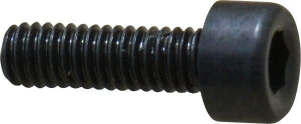 Holo-Krome - M2.5x0.45 Metric Coarse Hex Socket Drive, Socket Cap Screw - Grade 12.9 Alloy Steel, Black Oxide Finish, Fully Threaded, 8mm Length Under Head - Americas Industrial Supply