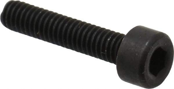 Holo-Krome - M2.5x0.45 Metric Coarse Hex Socket Drive, Socket Cap Screw - Grade 12.9 Alloy Steel, Black Oxide Finish, Fully Threaded, 12mm Length Under Head - Americas Industrial Supply