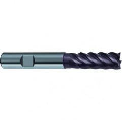 25mm Dia. - 121mm OAL - 5 FL Variable Helix Firex Carbide End Mill - Americas Industrial Supply