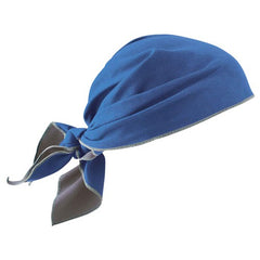 6710MF Blue Evap Microfiber Cooling Triangle Hat - Americas Industrial Supply