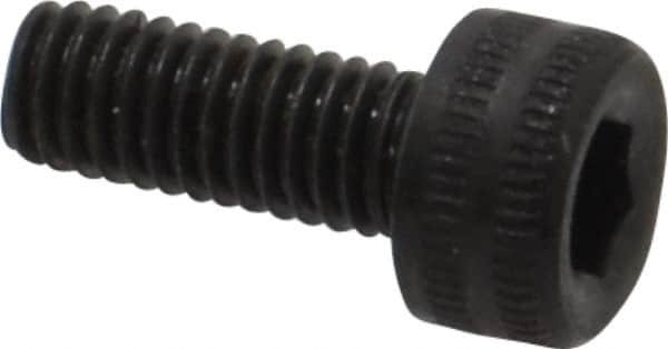 Holo-Krome - M3x0.50 Metric Coarse Hex Socket Drive, Socket Cap Screw - Grade 12.9 Alloy Steel, Black Oxide Finish, Fully Threaded, 8mm Length Under Head - Americas Industrial Supply