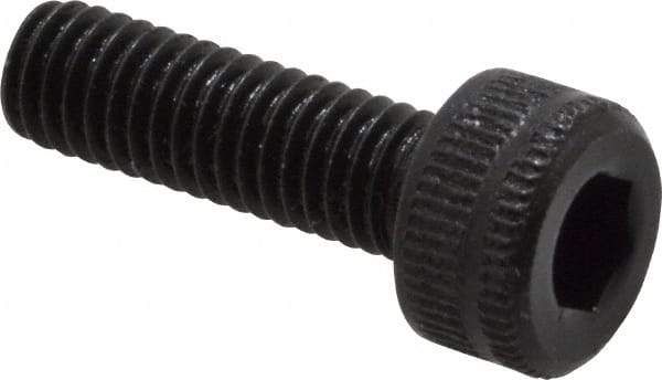 Holo-Krome - M3x0.50 Metric Coarse Hex Socket Drive, Socket Cap Screw - Grade 12.9 Alloy Steel, Black Oxide Finish, Fully Threaded, 10mm Length Under Head - Americas Industrial Supply