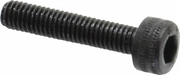 Holo-Krome - M3x0.50 Metric Coarse Hex Socket Drive, Socket Cap Screw - Grade 12.9 Alloy Steel, Black Oxide Finish, Fully Threaded, 15mm Length Under Head - Americas Industrial Supply
