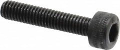 Holo-Krome - M3x0.50 Metric Coarse Hex Socket Drive, Socket Cap Screw - Grade 12.9 Alloy Steel, Black Oxide Finish, Fully Threaded, 15mm Length Under Head - Americas Industrial Supply