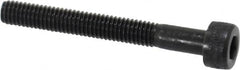 Holo-Krome - M3x0.50 Metric Coarse Hex Socket Drive, Socket Cap Screw - Grade 12.9 Alloy Steel, Black Oxide Finish, Partially Threaded, 25mm Length Under Head - Americas Industrial Supply