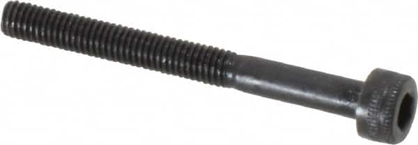 Holo-Krome - M3x0.50 Metric Coarse Hex Socket Drive, Socket Cap Screw - Grade 12.9 Alloy Steel, Black Oxide Finish, Partially Threaded, 30mm Length Under Head - Americas Industrial Supply