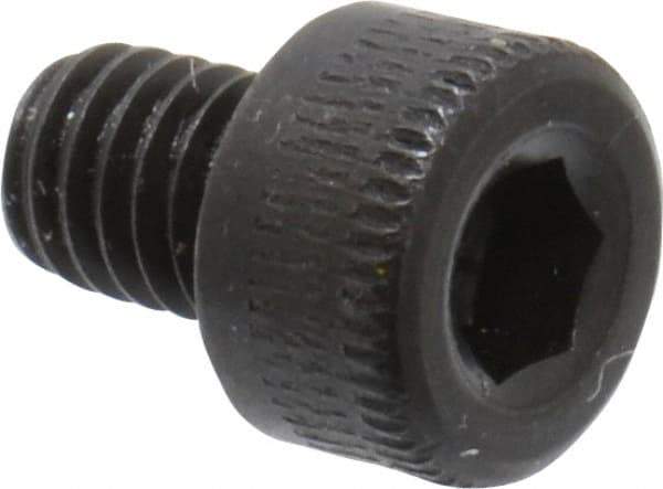 Holo-Krome - M4x0.70 Metric Coarse Hex Socket Drive, Socket Cap Screw - Grade 12.9 Alloy Steel, Black Oxide Finish, Fully Threaded, 5mm Length Under Head - Americas Industrial Supply