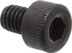 Holo-Krome - M4x0.70 Metric Coarse Hex Socket Drive, Socket Cap Screw - Grade 12.9 Alloy Steel, Black Oxide Finish, Fully Threaded, 5mm Length Under Head - Americas Industrial Supply