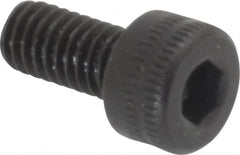 Holo-Krome - M4x0.70 Metric Coarse Hex Socket Drive, Socket Cap Screw - Grade 12.9 Alloy Steel, Black Oxide Finish, Fully Threaded, 8mm Length Under Head - Americas Industrial Supply