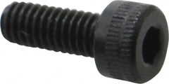 Holo-Krome - M4x0.70 Metric Coarse Hex Socket Drive, Socket Cap Screw - Grade 12.9 Alloy Steel, Black Oxide Finish, Fully Threaded, 10mm Length Under Head - Americas Industrial Supply