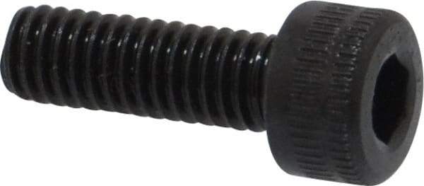 Holo-Krome - M4x0.70 Metric Coarse Hex Socket Drive, Socket Cap Screw - Grade 12.9 Alloy Steel, Black Oxide Finish, Fully Threaded, 12mm Length Under Head - Americas Industrial Supply