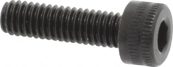Holo-Krome - M4x0.70 Metric Coarse Hex Socket Drive, Socket Cap Screw - Grade 12.9 Alloy Steel, Black Oxide Finish, Fully Threaded, 14mm Length Under Head - Americas Industrial Supply