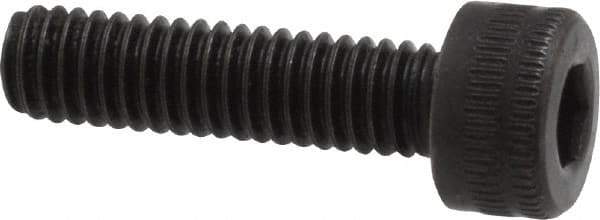 Holo-Krome - M4x0.70 Metric Coarse Hex Socket Drive, Socket Cap Screw - Grade 12.9 Alloy Steel, Black Oxide Finish, Fully Threaded, 15mm Length Under Head - Americas Industrial Supply