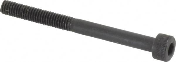 Holo-Krome - M4x0.70 Metric Coarse Hex Socket Drive, Socket Cap Screw - Grade 12.9 Alloy Steel, Black Oxide Finish, Partially Threaded, 45mm Length Under Head - Americas Industrial Supply
