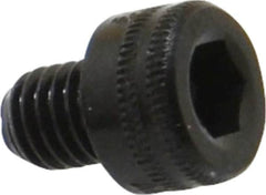 Holo-Krome - M5x0.80 Metric Coarse Hex Socket Drive, Socket Cap Screw - Grade 12.9 Alloy Steel, Black Oxide Finish, Fully Threaded, 6mm Length Under Head - Americas Industrial Supply