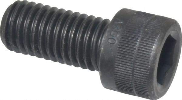 Holo-Krome - M12x1.75 Metric Coarse Hex Socket Drive, Socket Cap Screw - Grade 12.9 Alloy Steel, Black Oxide Finish, Fully Threaded, 25mm Length Under Head - Americas Industrial Supply