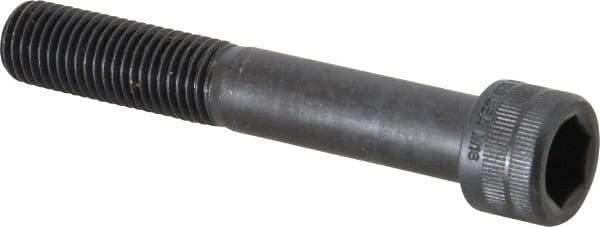 Holo-Krome - M16x2.00 Metric Coarse Hex Socket Drive, Socket Cap Screw - Grade 12.9 Alloy Steel, Black Oxide Finish, Partially Threaded, 130mm Length Under Head - Americas Industrial Supply