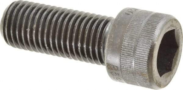 Holo-Krome - M20x2.50 Metric Coarse Hex Socket Drive, Socket Cap Screw - Grade 12.9 Alloy Steel, Black Oxide Finish, Fully Threaded, 50mm Length Under Head - Americas Industrial Supply
