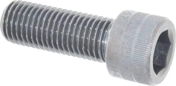 Holo-Krome - M20x2.50 Metric Coarse Hex Socket Drive, Socket Cap Screw - Grade 12.9 Alloy Steel, Black Oxide Finish, Fully Threaded, 55mm Length Under Head - Americas Industrial Supply