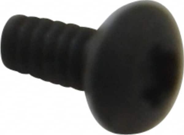 Camcar - #4-40 UNC Torx Plus Drive, Button Screw - Alloy Steel, Black Oxide Finish, Fully Threaded, 1/4" Length Under Head - Americas Industrial Supply