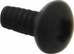 Camcar - #4-40 UNC Torx Plus Drive, Button Screw - Alloy Steel, Black Oxide Finish, Fully Threaded, 1/4" Length Under Head - Americas Industrial Supply