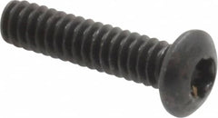 Camcar - #4-40 UNC Torx Plus Drive, Button Screw - Alloy Steel, Black Oxide Finish, Fully Threaded, 1/2" Length Under Head - Americas Industrial Supply