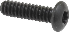 Camcar - #6-32 UNC Torx Plus Drive, Button Screw - Alloy Steel, Black Oxide Finish, Fully Threaded, 1/2" Length Under Head - Americas Industrial Supply