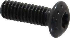 Camcar - #8-32 UNC Torx Plus Drive, Button Screw - Alloy Steel, Black Oxide Finish, Fully Threaded, 1/2" Length Under Head - Americas Industrial Supply
