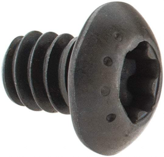 Camcar - #10-24 UNC Torx Plus Drive, Button Screw - Alloy Steel, Black Oxide Finish, Fully Threaded, 1/4" Length Under Head - Americas Industrial Supply
