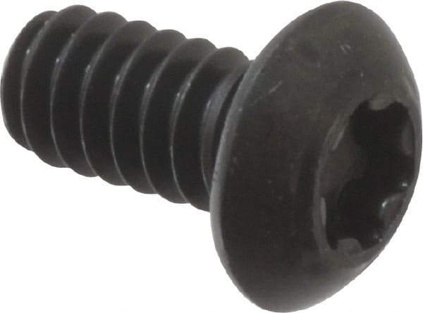 Camcar - #10-24 UNC Torx Plus Drive, Button Screw - Alloy Steel, Black Oxide Finish, Fully Threaded, 3/8" Length Under Head - Americas Industrial Supply