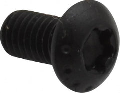 Camcar - #10-32 UNF Torx Plus Drive, Button Screw - Alloy Steel, Black Oxide Finish, Fully Threaded, 3/8" Length Under Head - Americas Industrial Supply