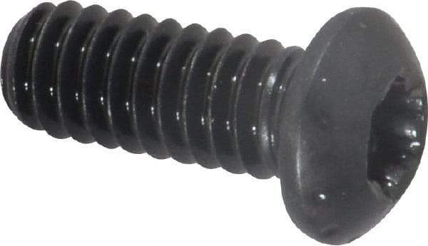 Camcar - 1/4-20 UNC Torx Plus Drive, Button Screw - Alloy Steel, Black Oxide Finish, Fully Threaded, 5/8" Length Under Head - Americas Industrial Supply