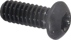 Camcar - 1/4-20 UNC Torx Plus Drive, Button Screw - Alloy Steel, Black Oxide Finish, Fully Threaded, 5/8" Length Under Head - Americas Industrial Supply