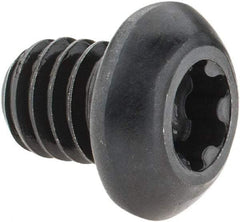 Camcar - 5/16-18 UNC Torx Plus Drive, Button Screw - Alloy Steel, Black Oxide Finish, Fully Threaded, 3/8" Length Under Head - Americas Industrial Supply