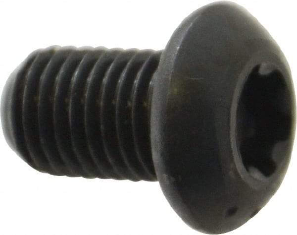 Camcar - 5/16-24 UNF Torx Plus Drive, Button Screw - Alloy Steel, Black Oxide Finish, Fully Threaded, 1/2" Length Under Head - Americas Industrial Supply