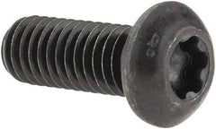 Camcar - 3/8-16 UNC Torx Plus Drive, Button Screw - Alloy Steel, Black Oxide Finish, Fully Threaded, 1" Length Under Head - Americas Industrial Supply