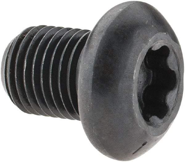 Camcar - 3/8-24 UNF Torx Plus Drive, Button Screw - Alloy Steel, Black Oxide Finish, Fully Threaded, 1/2" Length Under Head - Americas Industrial Supply