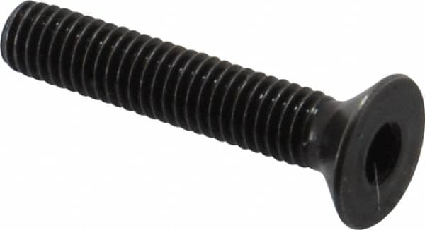 Holo-Krome - M3x0.50 Metric Coarse Hex Socket Drive, 90° Flat Screw - Grade 12.9 Alloy Steel, Black Oxide Finish, 16mm OAL - Americas Industrial Supply