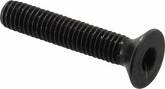 Holo-Krome - M3x0.50 Metric Coarse Hex Socket Drive, 90° Flat Screw - Grade 12.9 Alloy Steel, Black Oxide Finish, 16mm OAL - Americas Industrial Supply