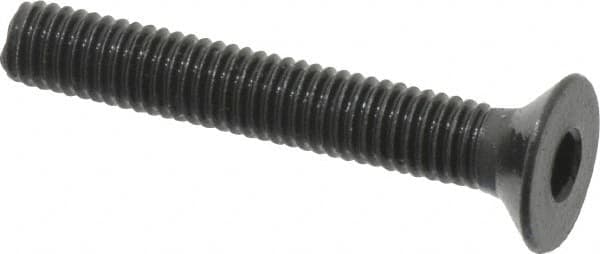 Holo-Krome - M3x0.50 Metric Coarse Hex Socket Drive, 90° Flat Screw - Grade 12.9 Alloy Steel, Black Oxide Finish, 20mm OAL - Americas Industrial Supply