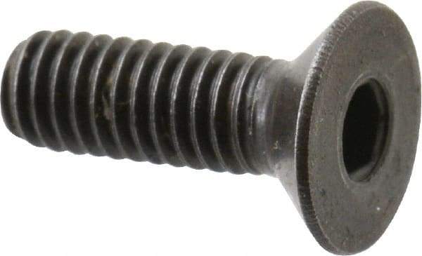 Holo-Krome - M4x0.70 Metric Coarse Hex Socket Drive, 90° Flat Screw - Grade 12.9 Alloy Steel, Black Oxide Finish, 12mm OAL - Americas Industrial Supply